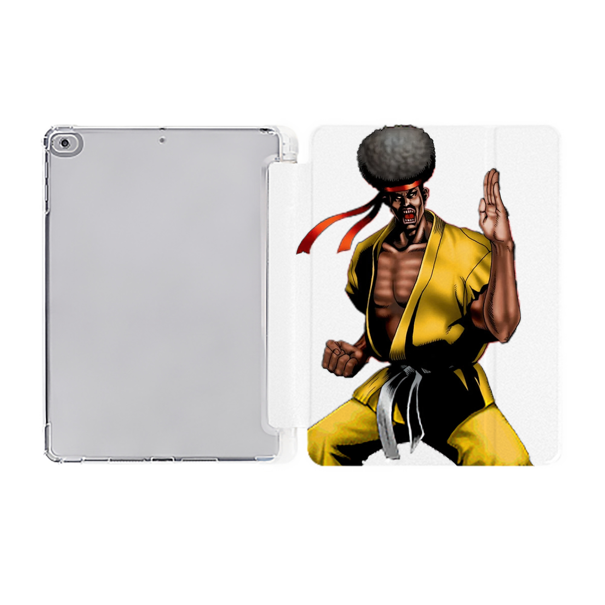 （画像用） 遊☆戯☆王 Yu-Gi-Oh! IPad ケース ペン収納付き 三つ折りスタンド PUレザー×シリコン 対応機種9.5/10.5/10.9インチ